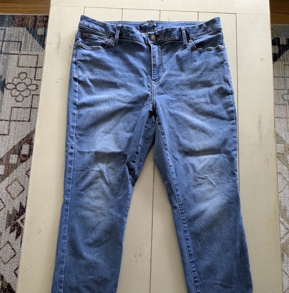 WOMENS VERA WANG SKINNY JEANS - SIZE 14P RN 73277 - Picture 3 of 6